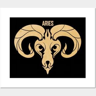 Aries Symbol Birthday Zodiac Aries Posters and Art